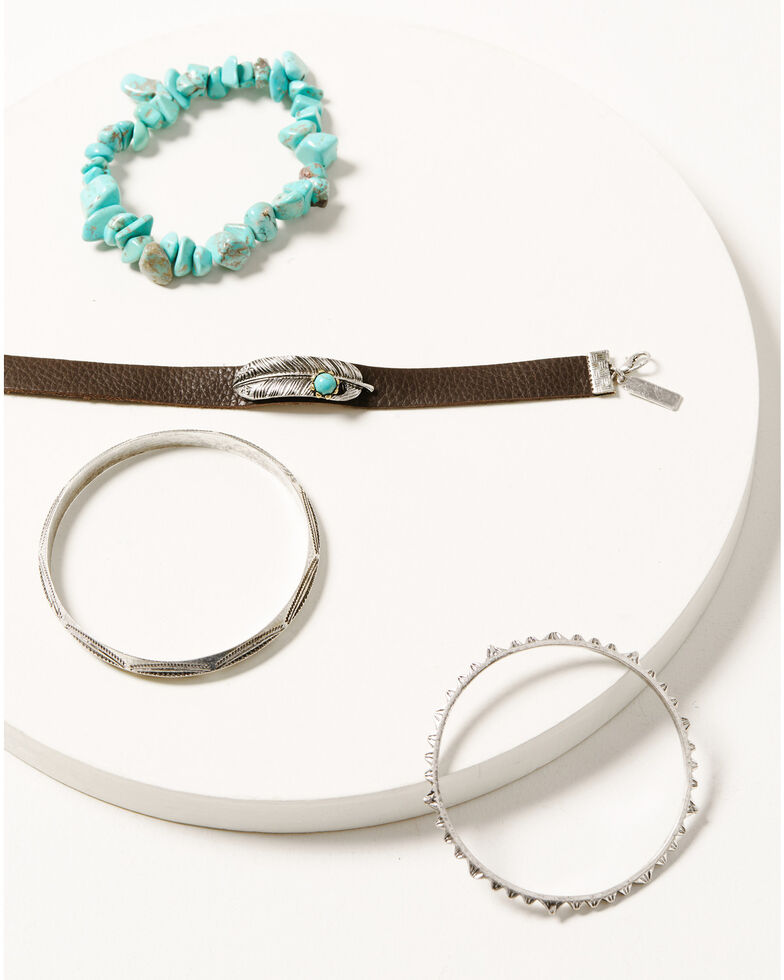 Idyllwind Women's Sweet Back Bracelet Set, Silver, hi-res