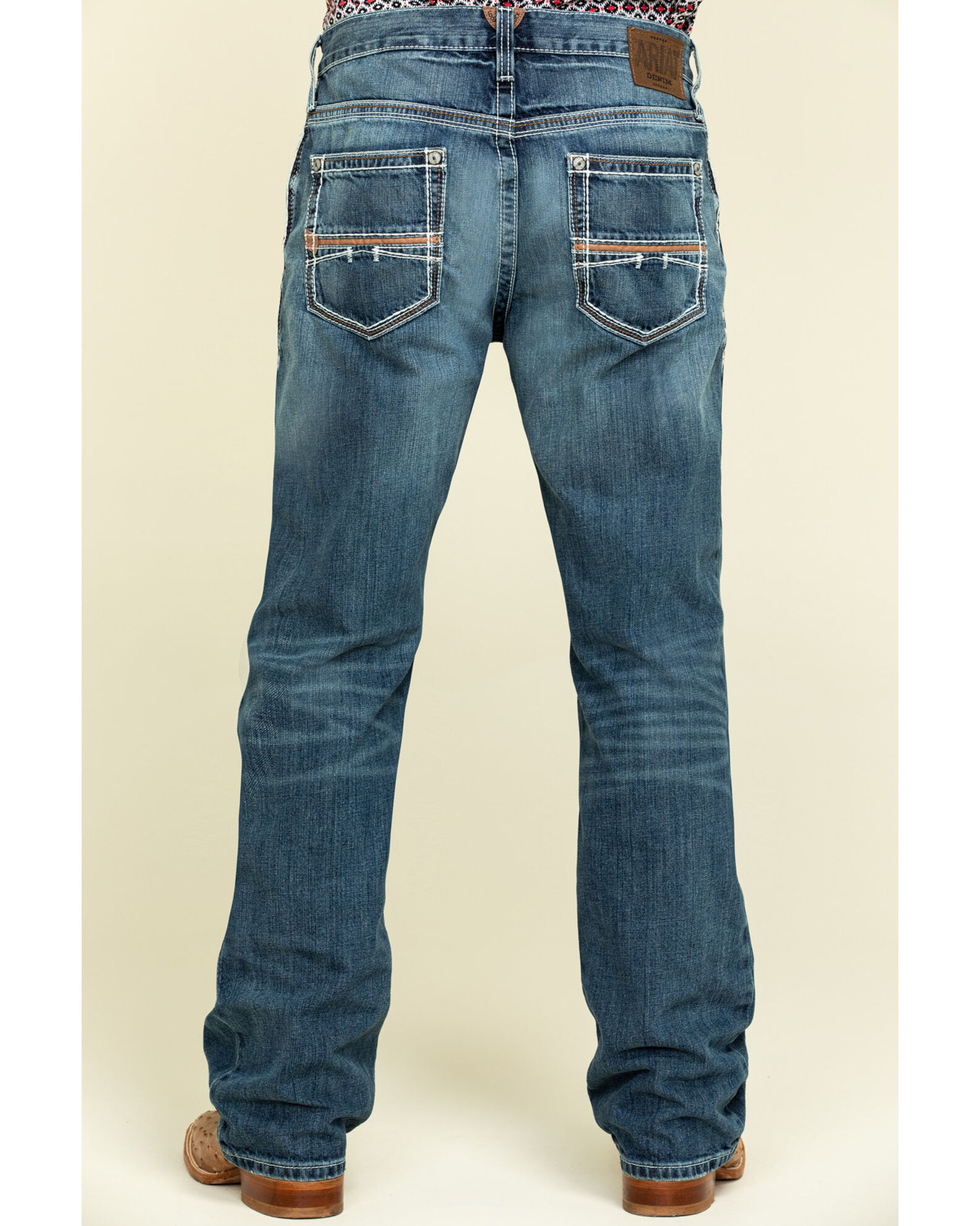 Ariat Men s M4 Coltrane Durango Medium Wash Low Rise Relaxed Bootcut Jeans Sheplers