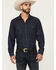 Image #1 - Cody James Black 1978® Men's Mamba Dark Wash Denim Long Sleeve Button-Down Western Shirt, Dark Wash, hi-res