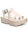 Image #1 - Bearpaw Women's High Seas Platform Sandals, Ivory, hi-res