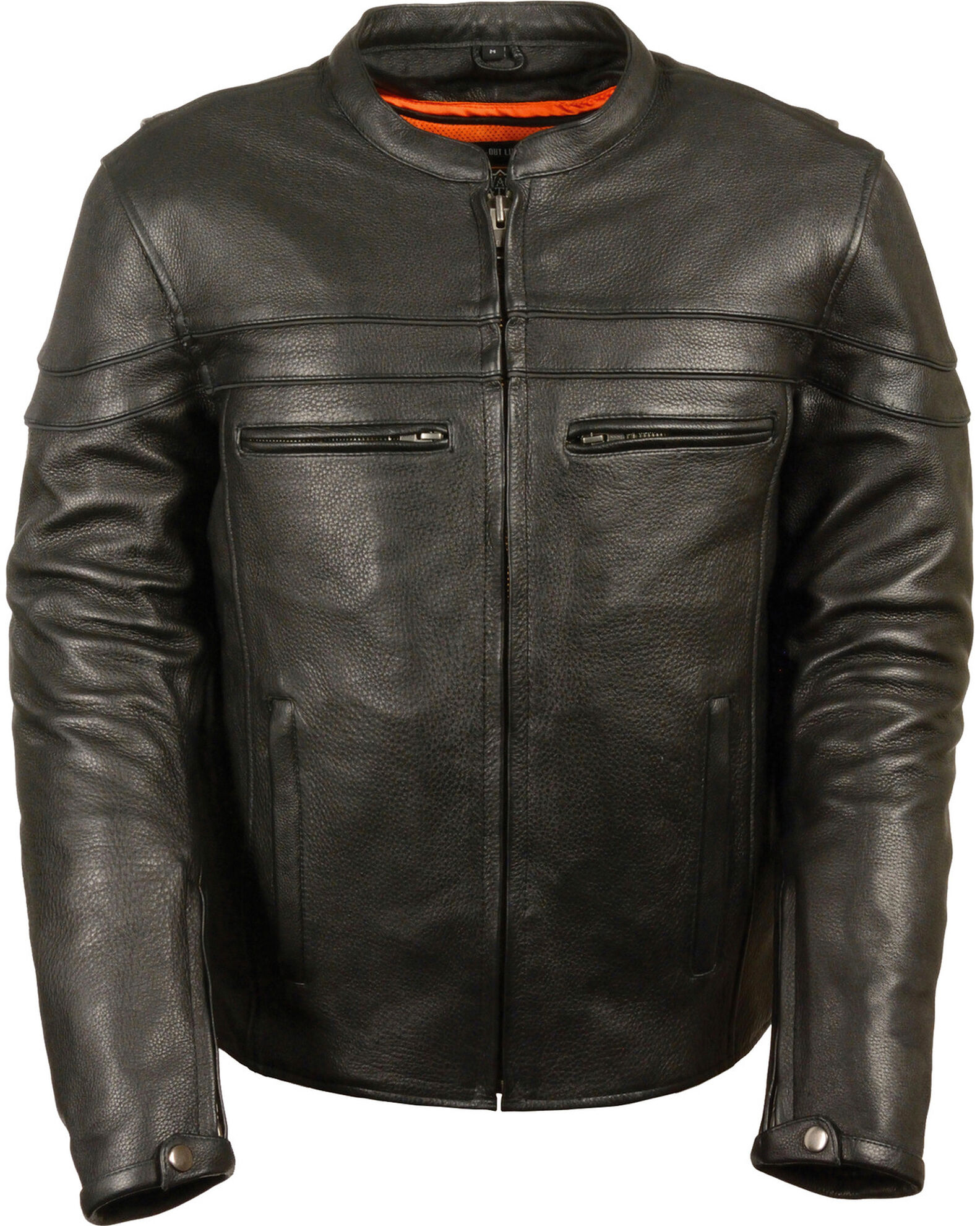 Milwaukee Leather Men s Sporty Scooter Crossover Jacket Big 4X Sheplers