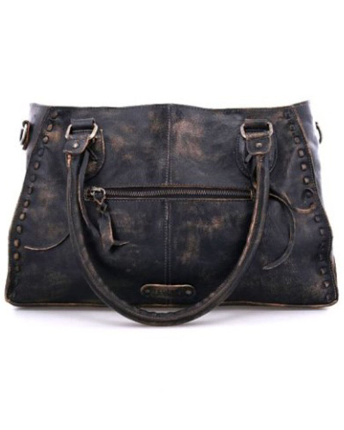 Image #3 - Bed Stu Women's Rockababy Tie Dye Leather Satchel Bag, Black, hi-res