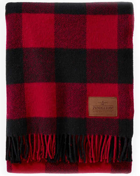 Pendleton Motor Robe Throw with Carrier , Red, hi-res