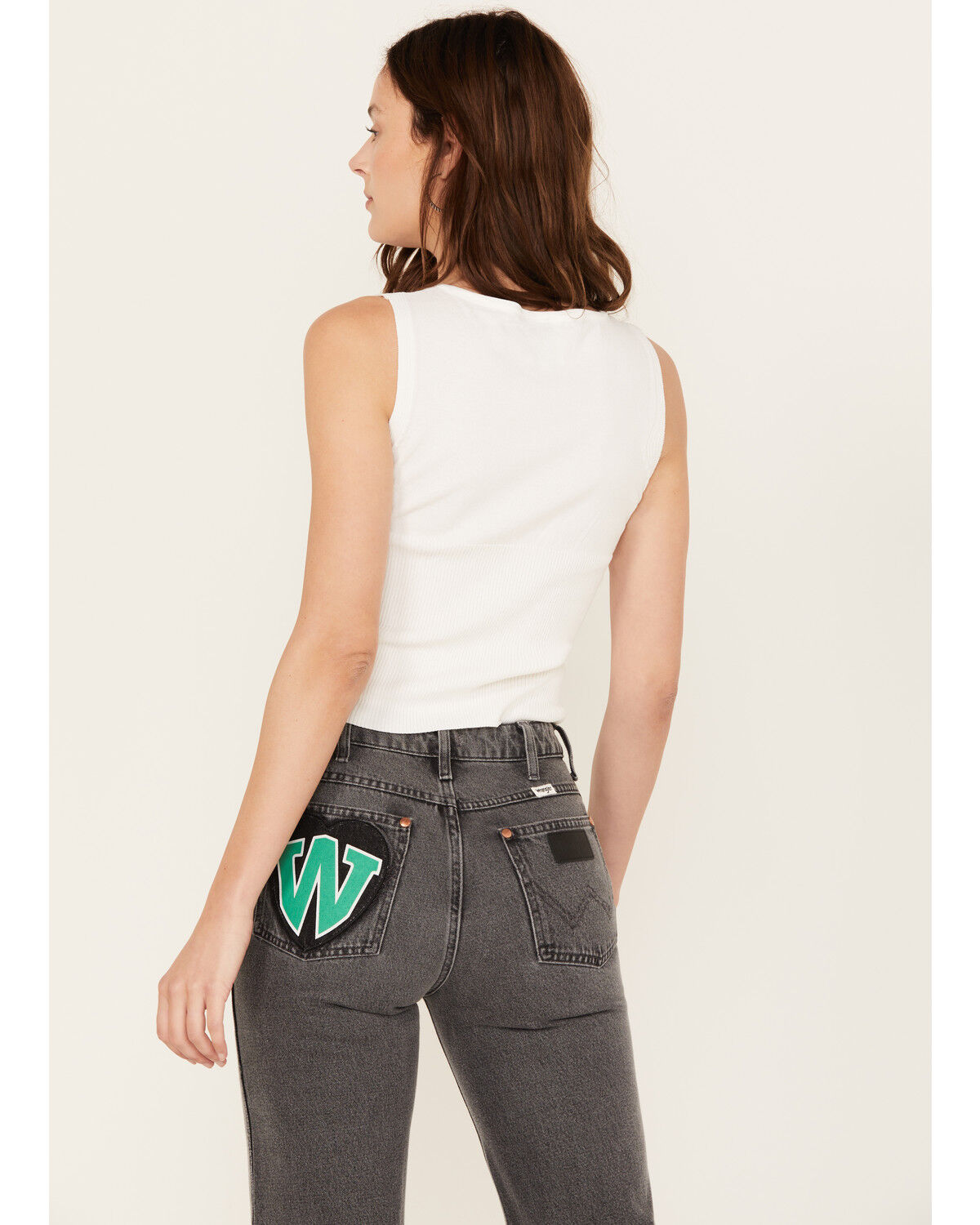 Image #4 - Molly Bracken Women's Ribbed Tank, White, hi-res