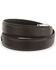 Tony Lama Men's Longhorn Leather Dress Belt - Reg & Big, Black, hi-res