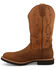 Image #3 - Twisted X Men's 12" Western Work Boots - Nano Toe , Taupe, hi-res