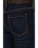 Image #4 - Shyanne Girls' Lacey Dark Wash Lace Inset Flare Stretch Denim Jeans, Dark Wash, hi-res