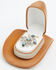 Image #1 - Lainey Wilson Women's Adjustable Burst Stone Ring, Silver, hi-res