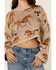 Image #3 - Rock & Roll Denim Women's Horse Print Sweater, Beige, hi-res