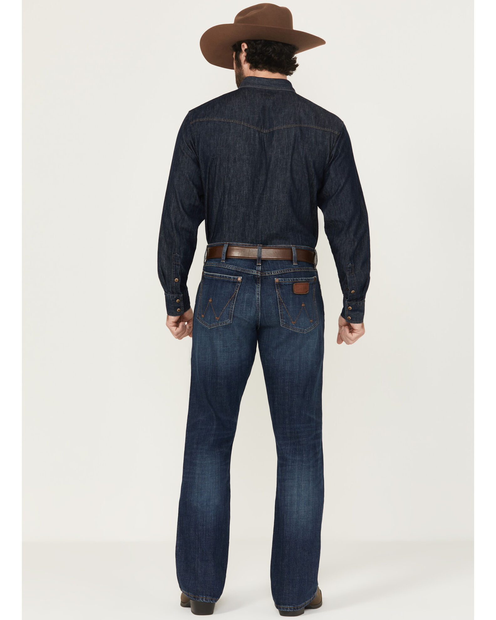 Image #6 - Wrangler Retro Men's Medium Wash Low Rise Relaxed Bootcut Jeans, Indigo, hi-res