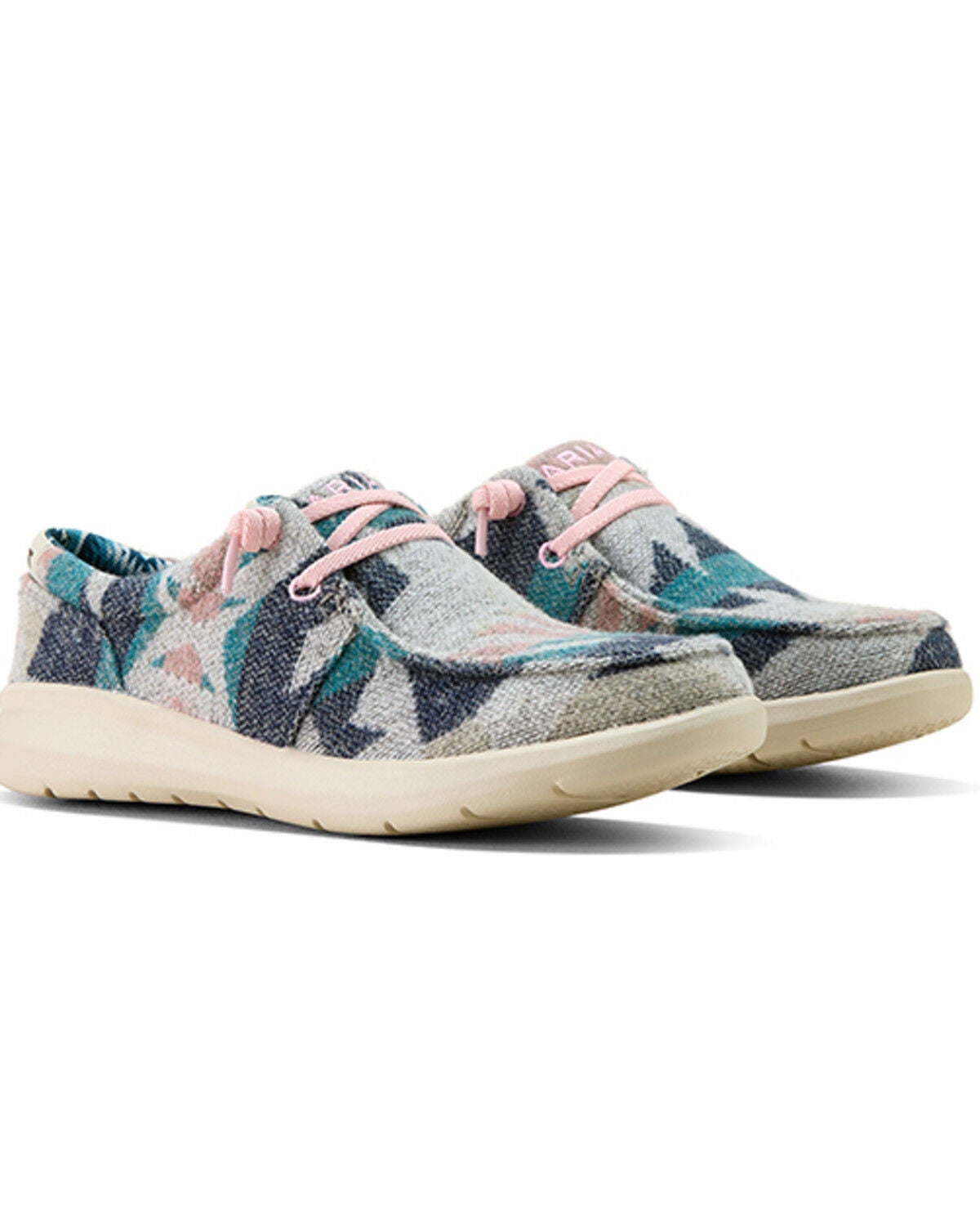 Image #2 - Ariat Women's Hilo Southwestern Print Flannel Casual Shoes - Moc Toe, Multi, hi-res