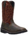 Image #1 - Wolverine Men's Rancher Waterproof Western Work Boots - Steel Toe, Brown, hi-res