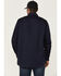 Image #4 - Forge Workwear Men's FR Solid Long Sleeve Snap Work Shirt, Navy, hi-res