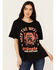 Image #1 - Wrangler X Diamond Cross Ranch Women's Wild Bear Short Sleeve Graphic Tee, Black, hi-res