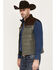 Image #2 - Hooey Men's Color Block Packable Vest, Olive, hi-res