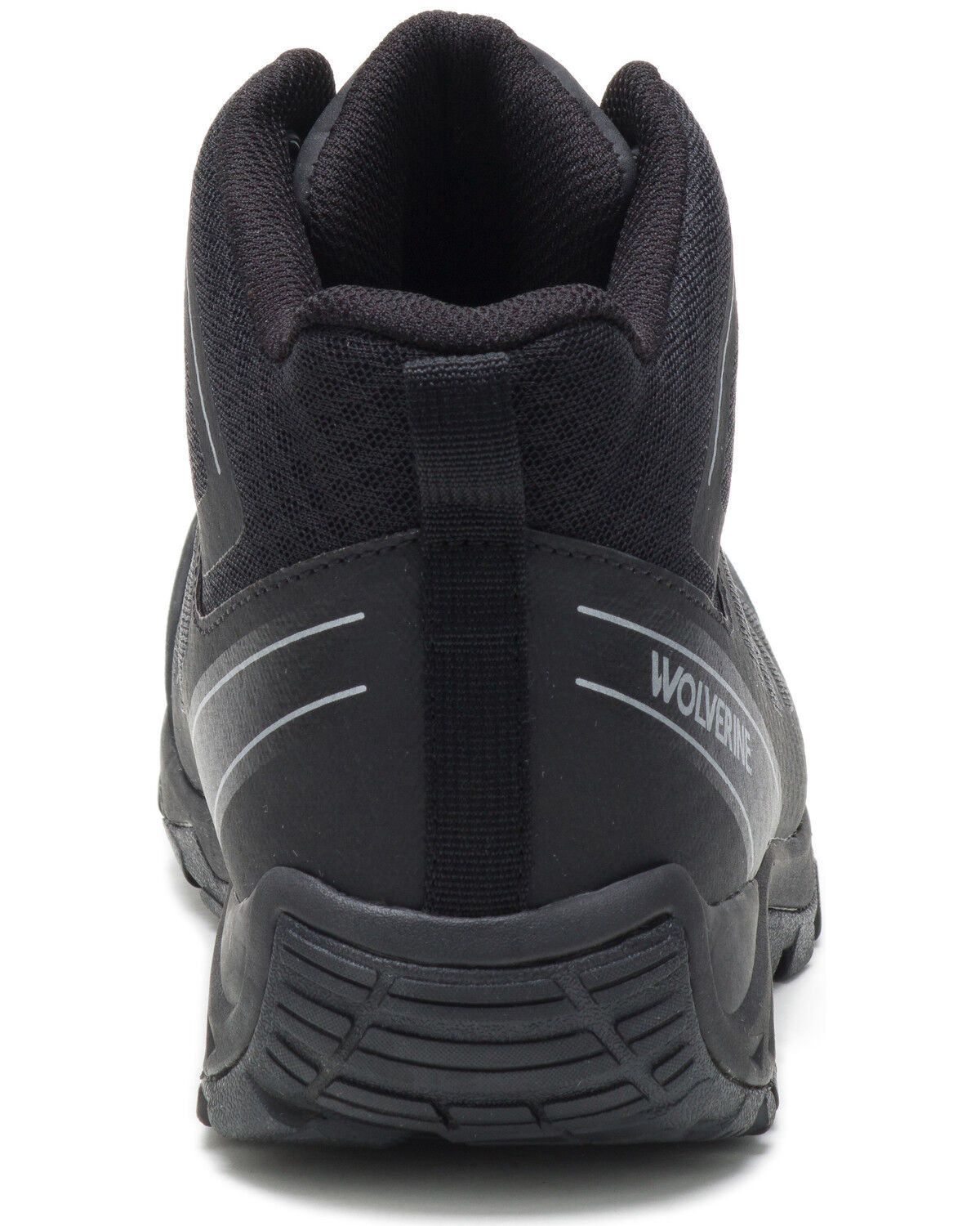 Image #3 - Wolverine Men's Amherst II Work Shoes - Composite Toe, Black, hi-res