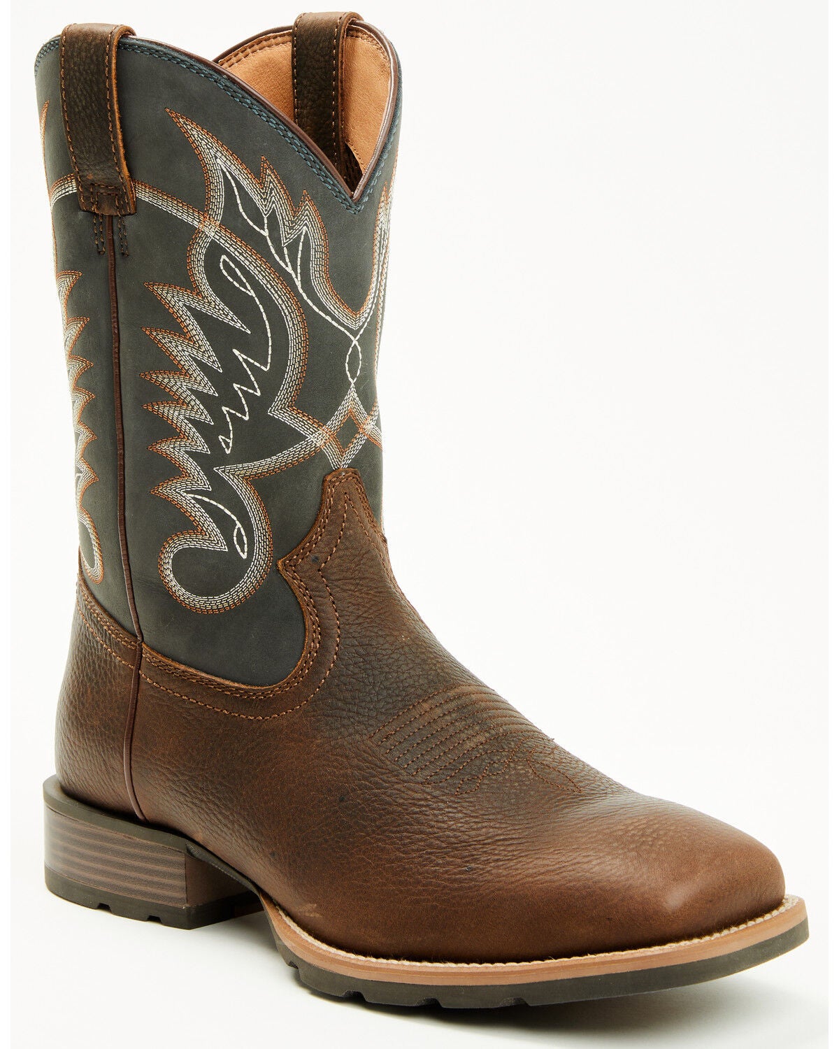 Cody James Men's Ranger Performance Western Boots - Broad Square Toe, Blue, hi-res