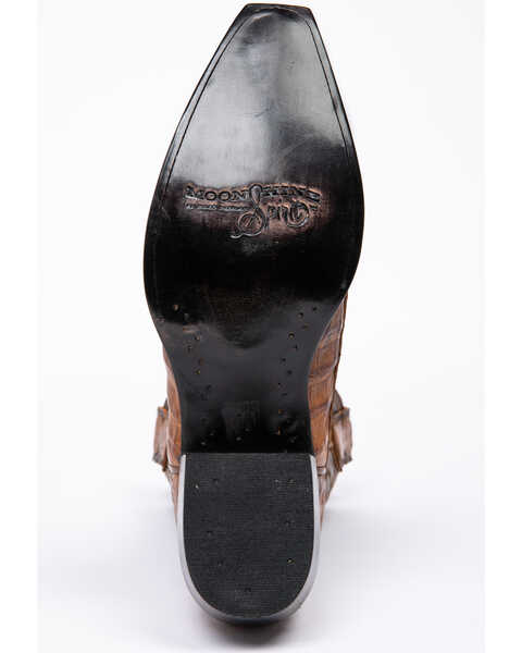 Image #7 - Moonshine Spirit Men's Rock City Fuscus Caiman Western Boots - Snip Toe, , hi-res