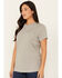 Image #3 - Ariat Women's Rebar Workman True Grit Short Sleeve Work T-Shirt , Heather Grey, hi-res