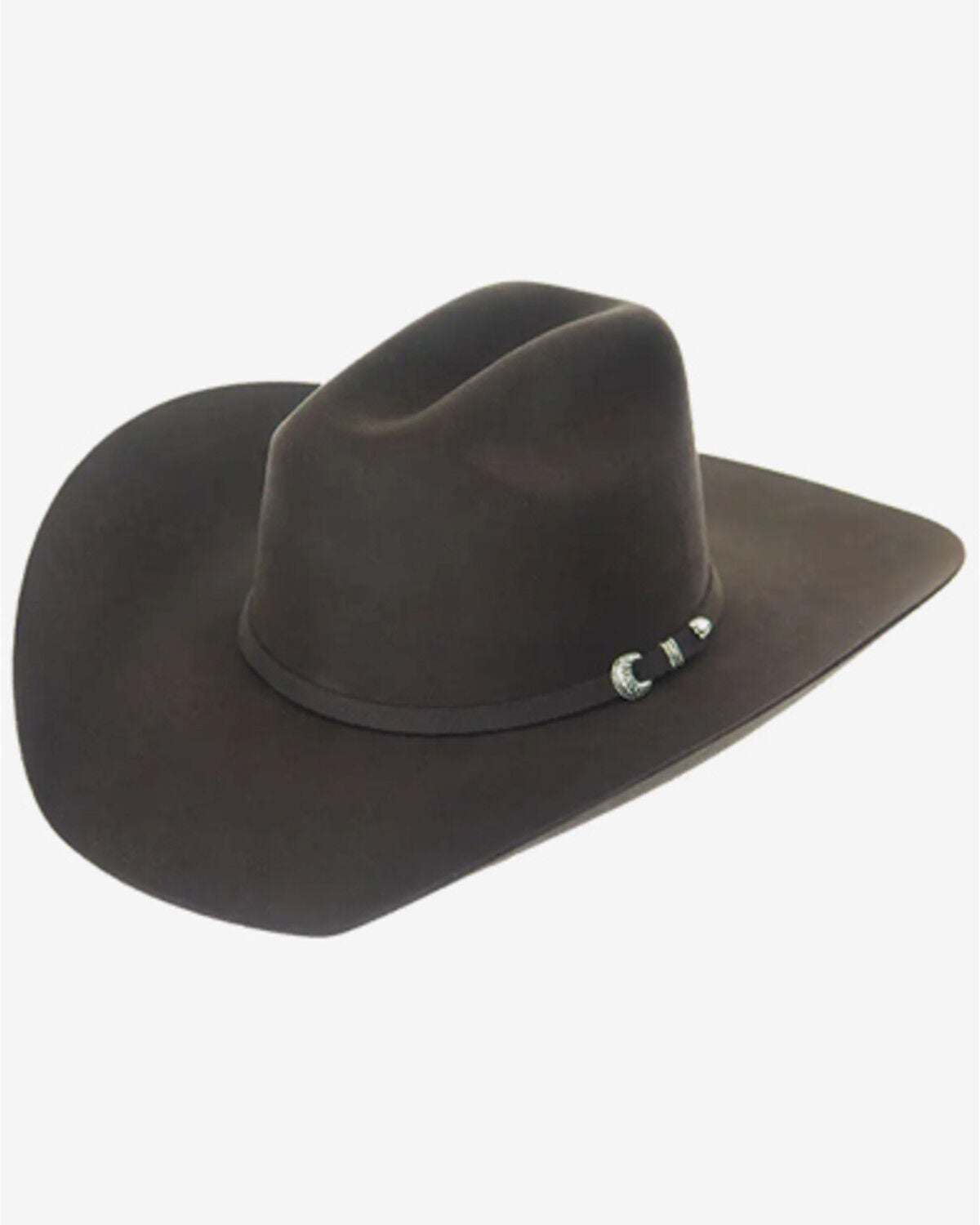 Image #1 - Justin Ryder 10X Felt Cowboy Hat, Chocolate, hi-res