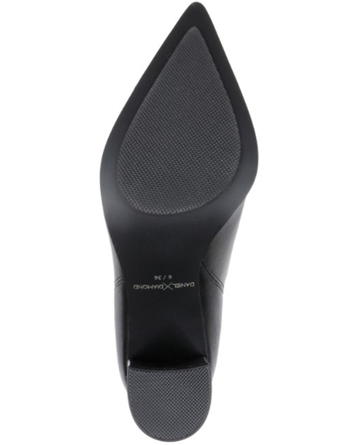 Image #6 - Daniel X Diamond Women's The Tall T Leather Western Boots - Snip Toe, Black, hi-res