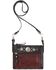 Image #1 - American West Women's Trail Rider Crossbody Bag, Chocolate, hi-res