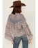 Image #4 - Jen's Pirate Booty Women's Floral Print Long Sleeve Ruffle Wildflower Justice Top, Blue, hi-res