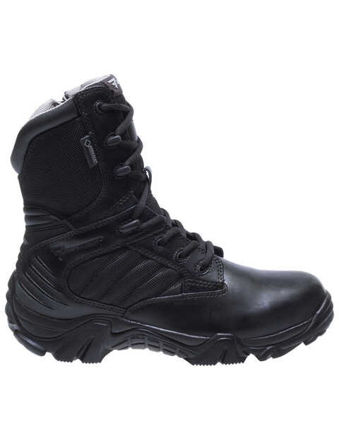 Image #2 - Bates Women's GX-8 Side Zip Work Boots - Soft Toe, Black, hi-res