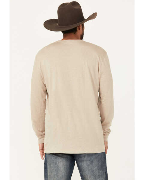 Image #4 - Cody James Men's Southwestern Scenic Long Sleeve Graphic T-Shirt, Tan, hi-res