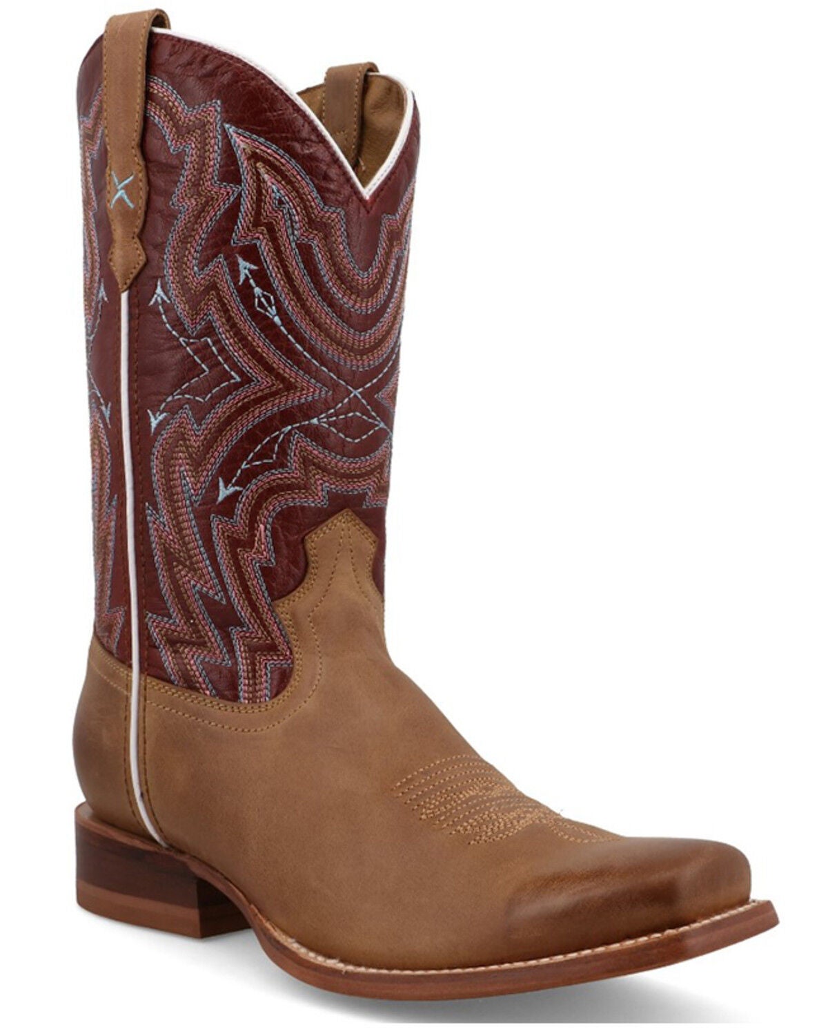 Twisted X Women's Rancher Western Boots - Square Toe, Purple, hi-res