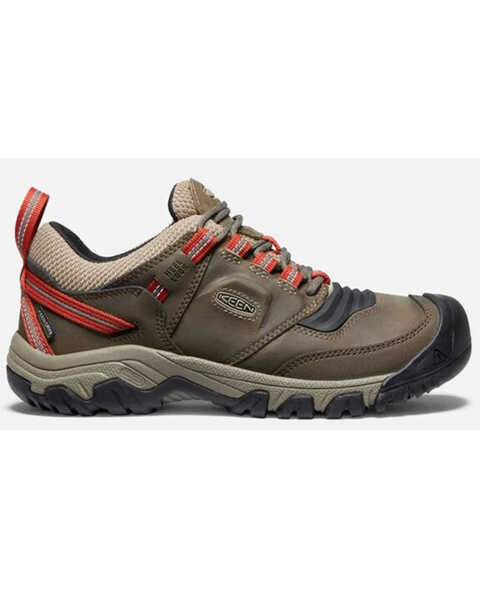 Image #2 - Keen Men's Ridge Flex Waterproof Hiking Boots - Soft Toe, Brown, hi-res
