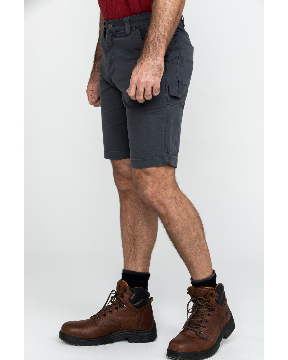 Image #3 - Carhartt Men's 11" Rugged Flex Dungaree Rigby Work Shorts, Dark Grey, hi-res