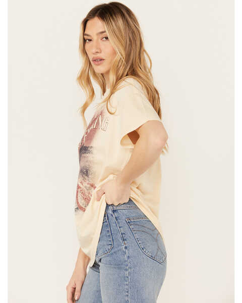 Image #2 - Cleo + Wolf Women's Bryce Short Sleeve Graphic Tee , Oatmeal, hi-res