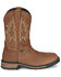 Image #2 - Tony Lama Men's Boom Saddle Cowhide Pull On Western Work Boots - Composite Toe , Tan, hi-res