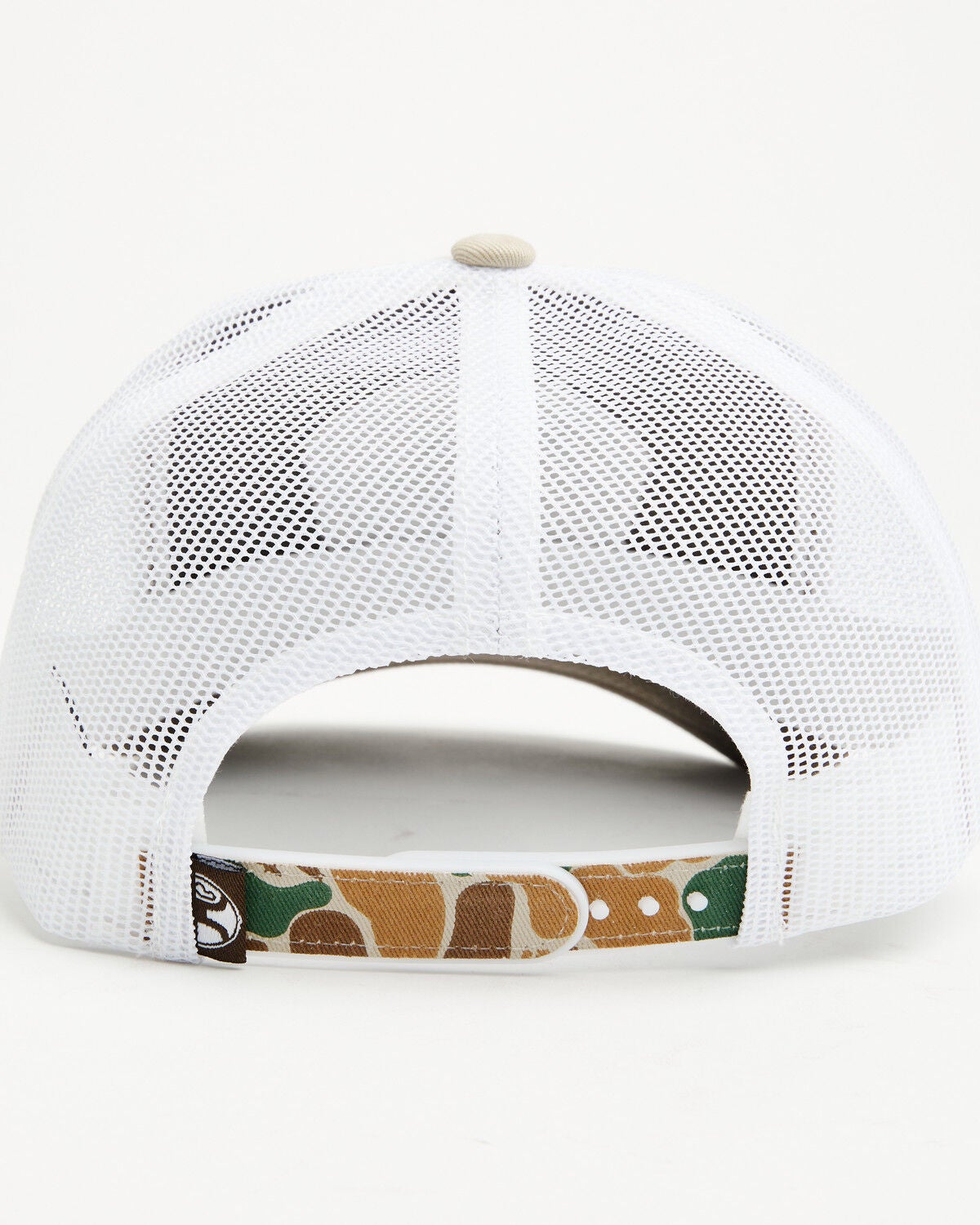 Image #3 - Hooey Kids' Outfitters Camo Trucker Cap, Tan, hi-res
