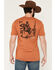 Image #1 - Ariat Men's Tobacco Tough Short Sleeve Graphic T-Shirt, Orange, hi-res