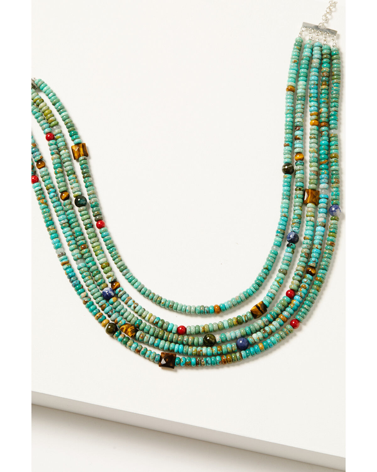 Image #2 - Paige Wallace Women's Rondelle Necklace, Turquoise, hi-res