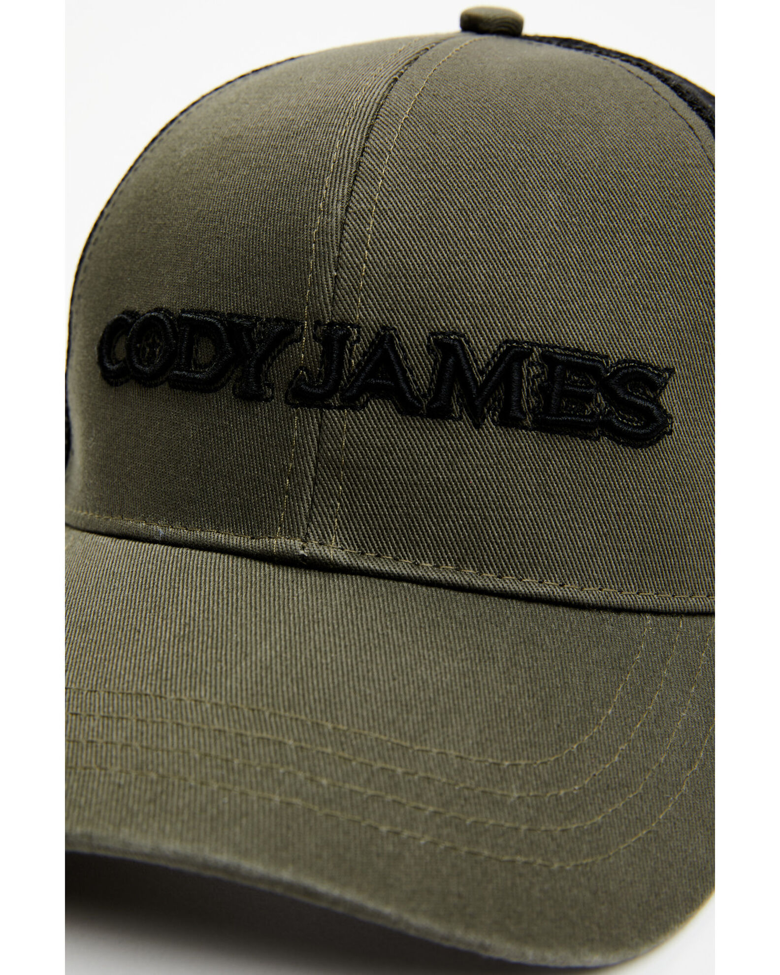 Image #2 - Cody James Men's Logo Ball Cap, Olive, hi-res