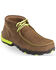 Twisted X Men's Lace-Up Driving Mocs - Steel Toe , Brown, hi-res