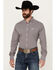 Image #1 - Cinch Men's Medallion Print Long Sleeve Button-Down Western Shirt, , hi-res