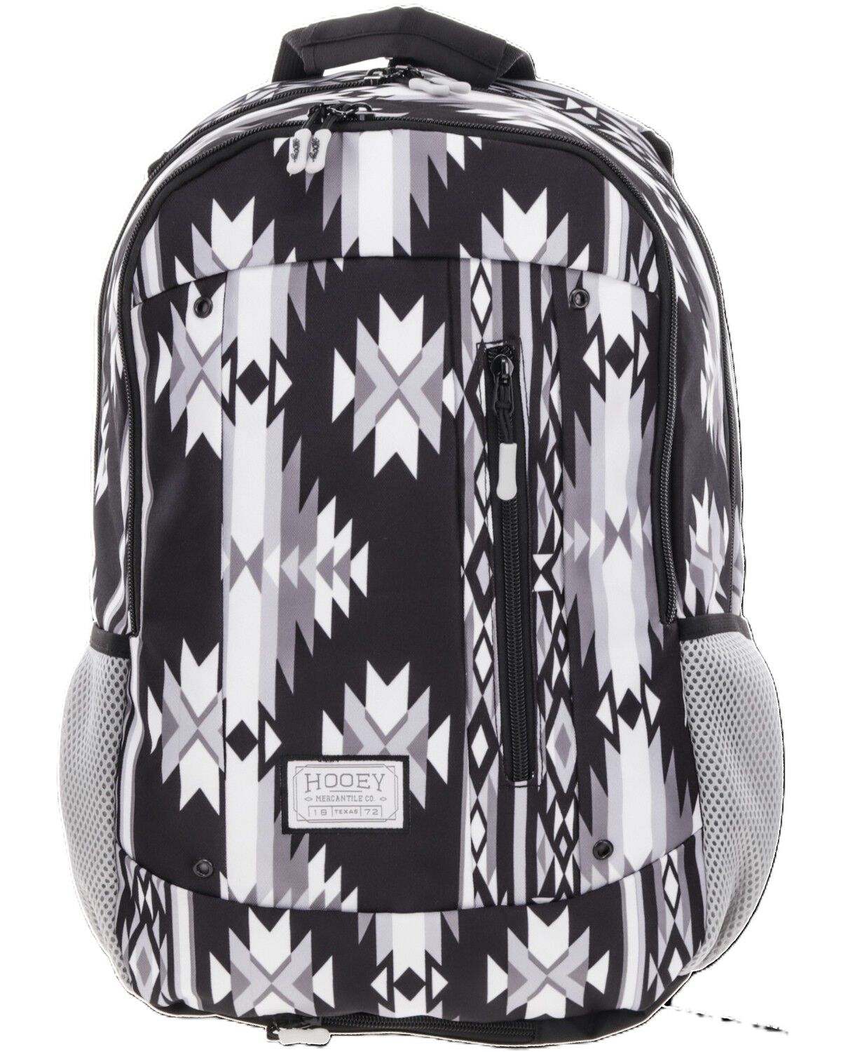 Hooey Rockstar Southwestern Print Backpack, Black/white, hi-res