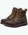 Image #2 - Keen Men's 6" Liberty Waterproof Work Boots - Carbon Toe, Black/brown, hi-res