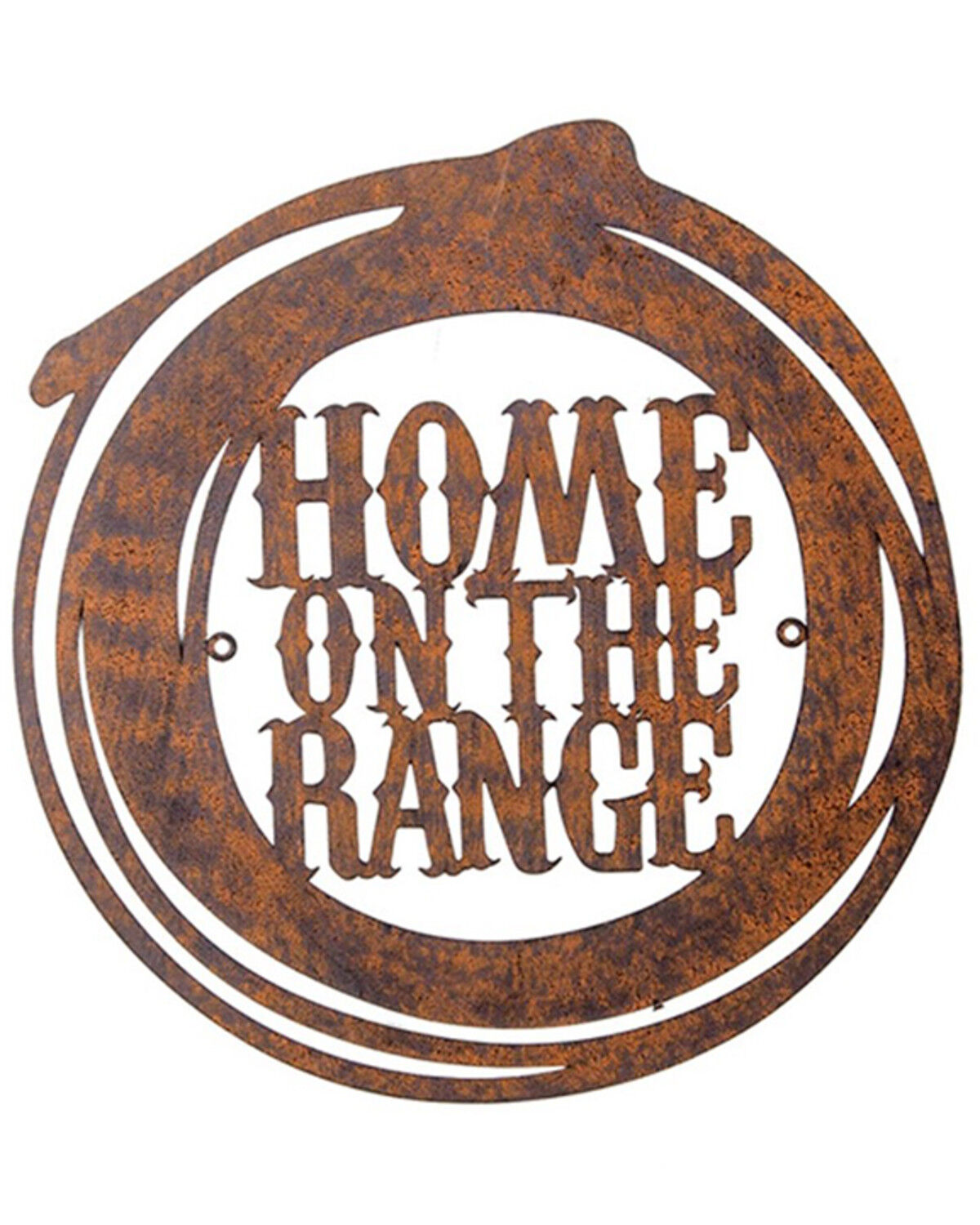 Image #1 - Manual Woodworkers Home on the Range Metal Wall Decor, Brown, hi-res