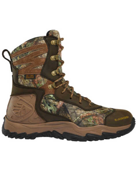 LaCrosse Men's 8" Windrose RealTree Edge 1000G Lace-Up Boots - Round Toe, Hunter Green, hi-res