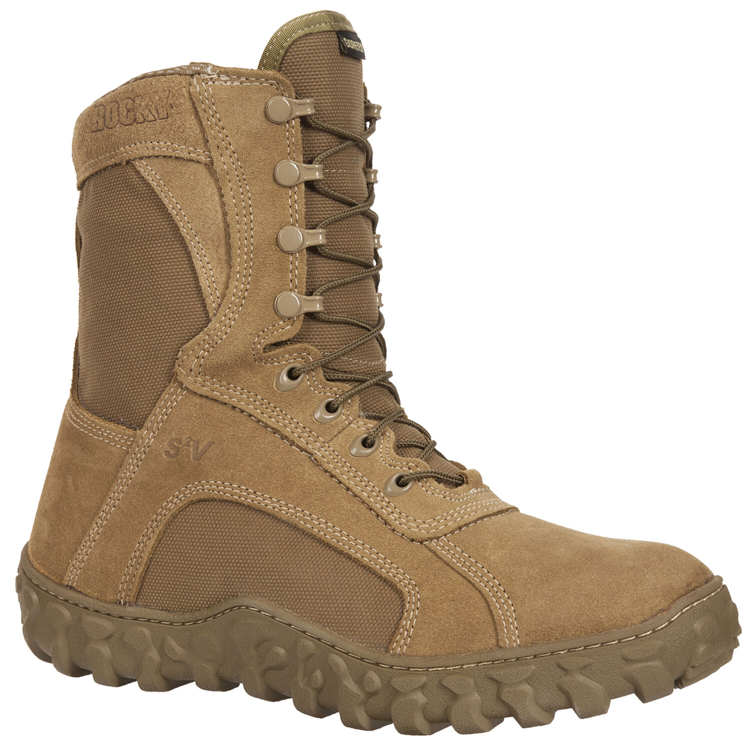 Image #1 - Rocky S2V Gore-Tex Waterproof Insulated Military Duty Boots - Round Toe, Brown, hi-res