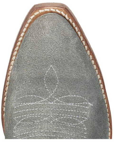Image #6 - Justin Women's Verlie Vintage Suede Tall Western Boots - Snip Toe , Grey, hi-res