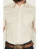 Image #3 - RANK 45® Men's Westamp Geo Print Short Sleeve Button-Down Performance Stretch Western Shirt, Ivory, hi-res