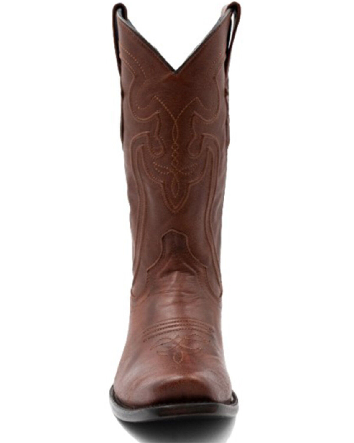 Image #3 - Ferrini Men's Wyatt Western Boots - Square Toe, Brandy Brown, hi-res
