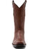 Image #3 - Ferrini Men's Wyatt Western Boots - Square Toe, Brandy Brown, hi-res