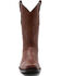 Image #3 - Ferrini Men's Wyatt Western Boots - Square Toe , Brandy Brown, hi-res